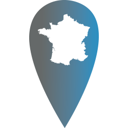 Logo de la France sur fond blanc